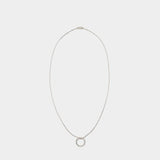 Chain Oh Necklace - Eera - White Gold - Or