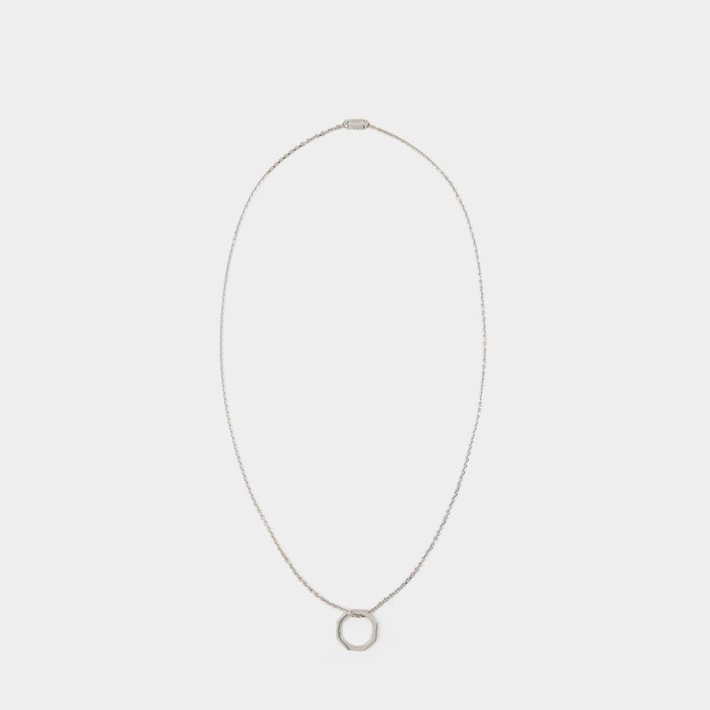 Chain Oh Necklace - Eera - White Gold - Or