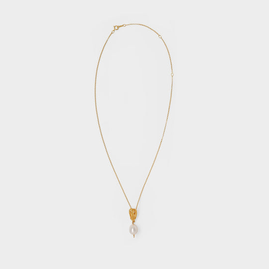 The Human Nature Necklace in Gold Plated Bronze