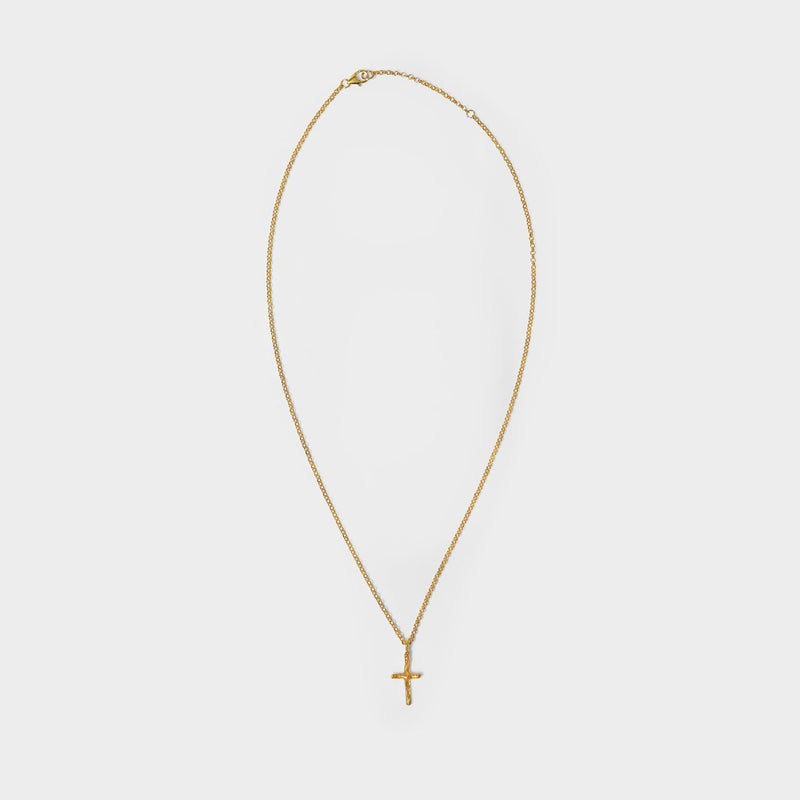The Torch of the Night Necklace in Gold
