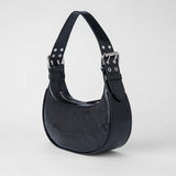 Soho Bag in Black Creased Leather