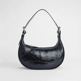 Soho Bag in Black Creased Leather