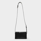 Baby Billy Bag in Black Semi Patent Leather