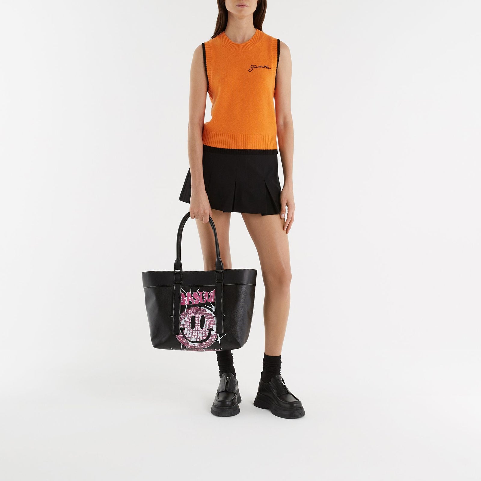 Ganni canvas bag best sale