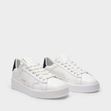 Pure Star Sneakers in White and Black Leather