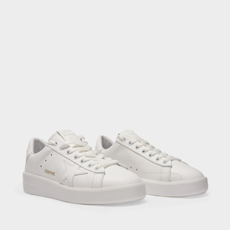 Pure Star Sneakers - Golden Goose - White - Rubber