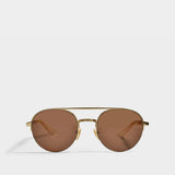 Gg0984S Sunglasses in Brown Metal