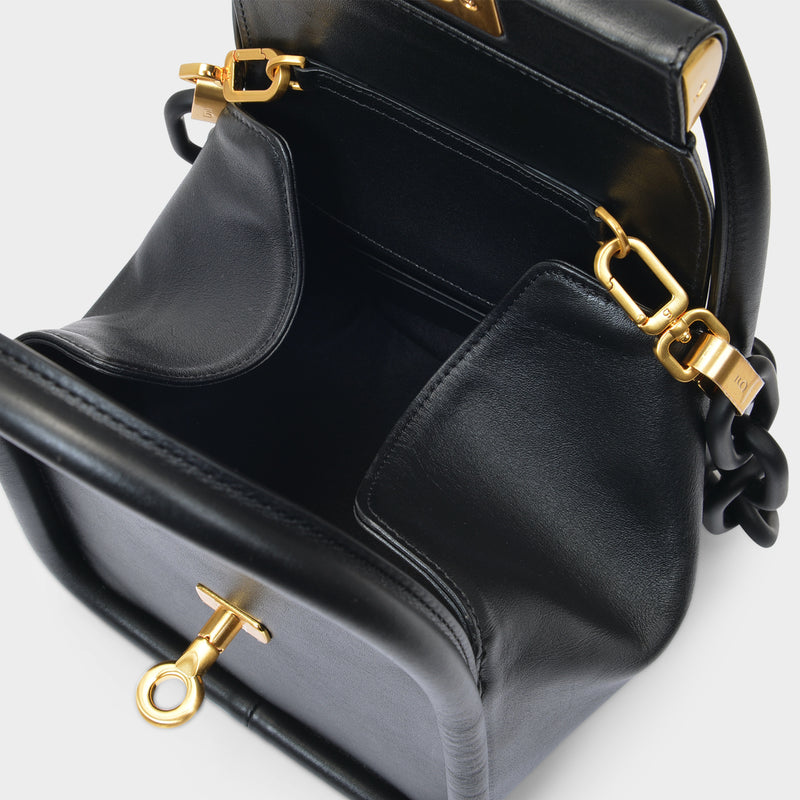 Little Handbag Love in Black Leather