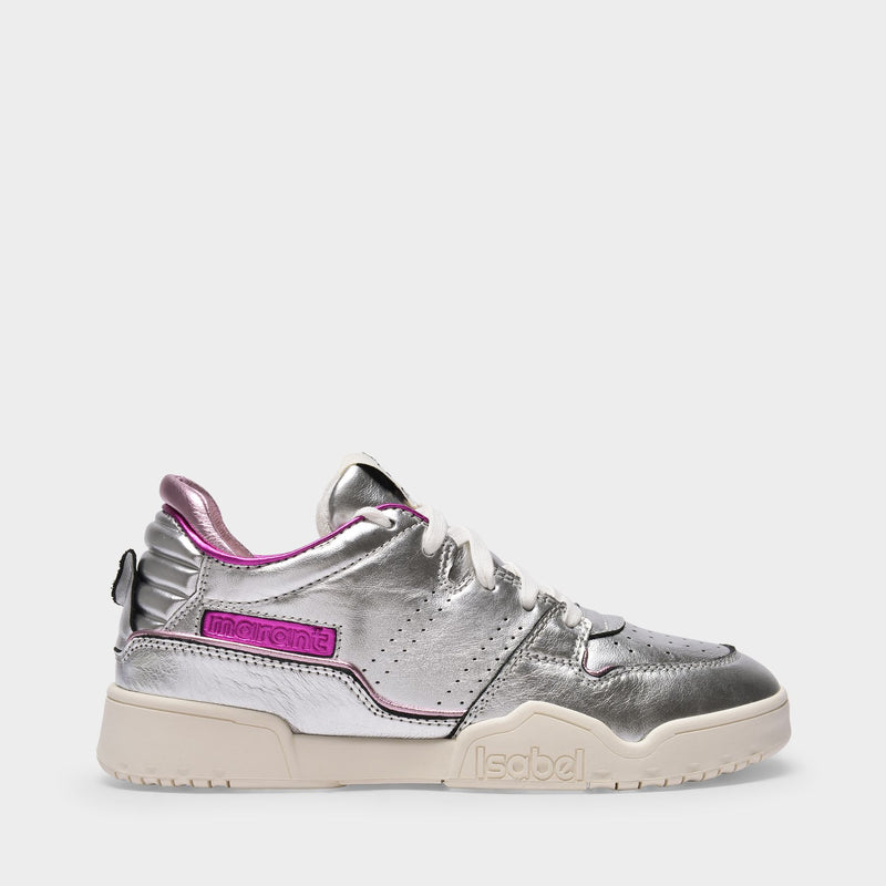 Emree Sneakers in Silver Leather