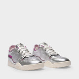 Emree Sneakers in Silver Leather