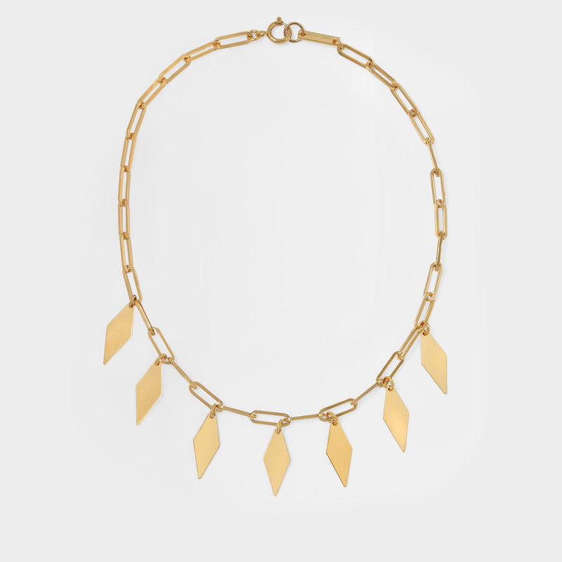 Ras du Cou Necklace in Gold Brass