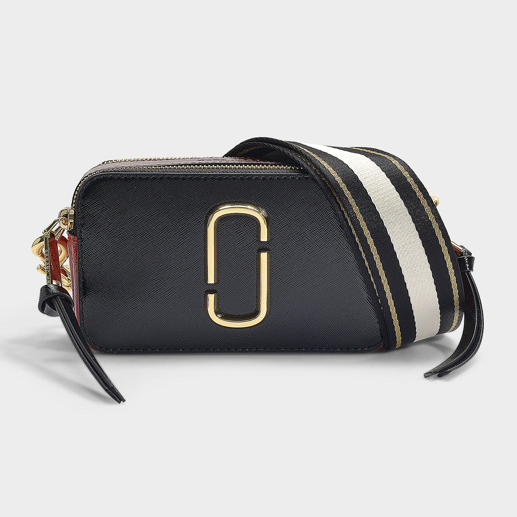 Snapshot leather crossbody bag Marc Jacobs Black in Leather - 35281017