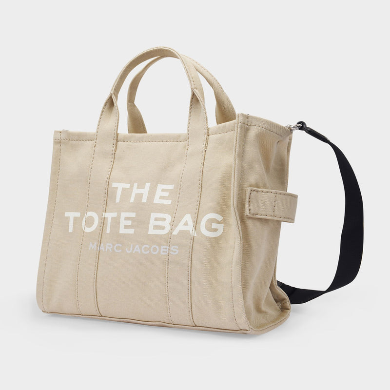 Marc+Jacobs+The+Small+Traveler+Tote+Eco+Fabric+Logo+Beige+White+M0016161  for sale online