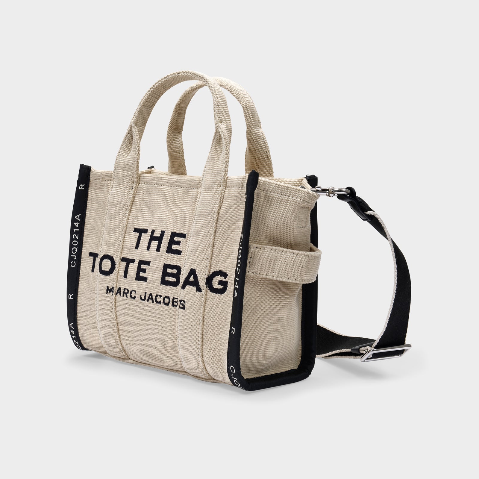 トートバッグ The Small Tote Bag Jacquard - Marc Jacobs - Warm Sand - Cot The Small Tote Bag Jacquard - Marc Jacobs - Warm Sand - Cotton