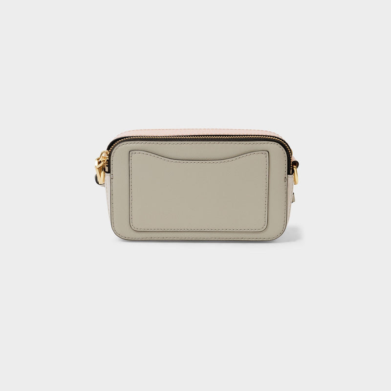 The Snapshot Small Leather Camera Bag in Beige - Marc Jacobs