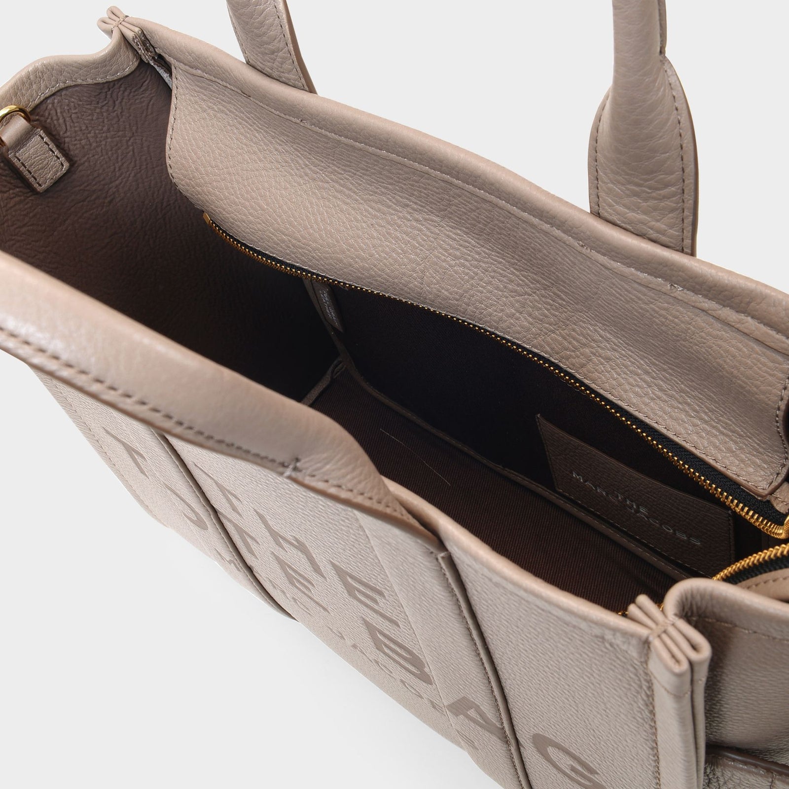 The Medium Tote Bag - Marc Jacobs - Cement - Leather