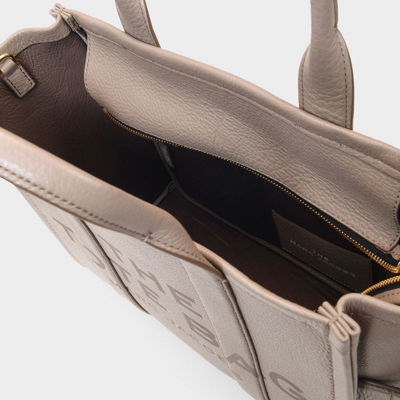 The Medium Tote Bag - Marc Jacobs -  Cement - Leather