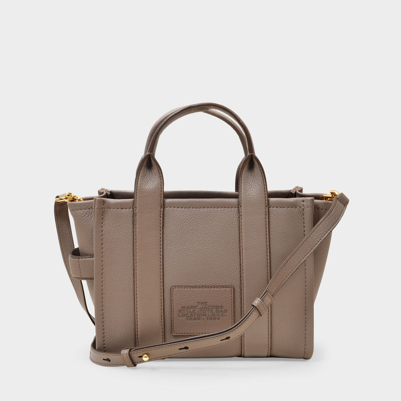 The Mini Tote Bag - Marc Jacobs -  Cement - Leather