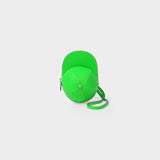 Nano Cap Bag in Green Leather