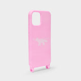 Stamp Iphone Case in Light Pink PVC