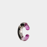 E1 Earrings in Pink Resin