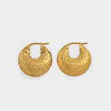 Geena Earrings in Gold Brass