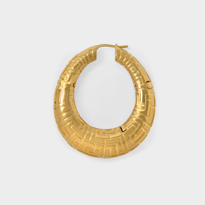 Geena Earrings in Gold Brass