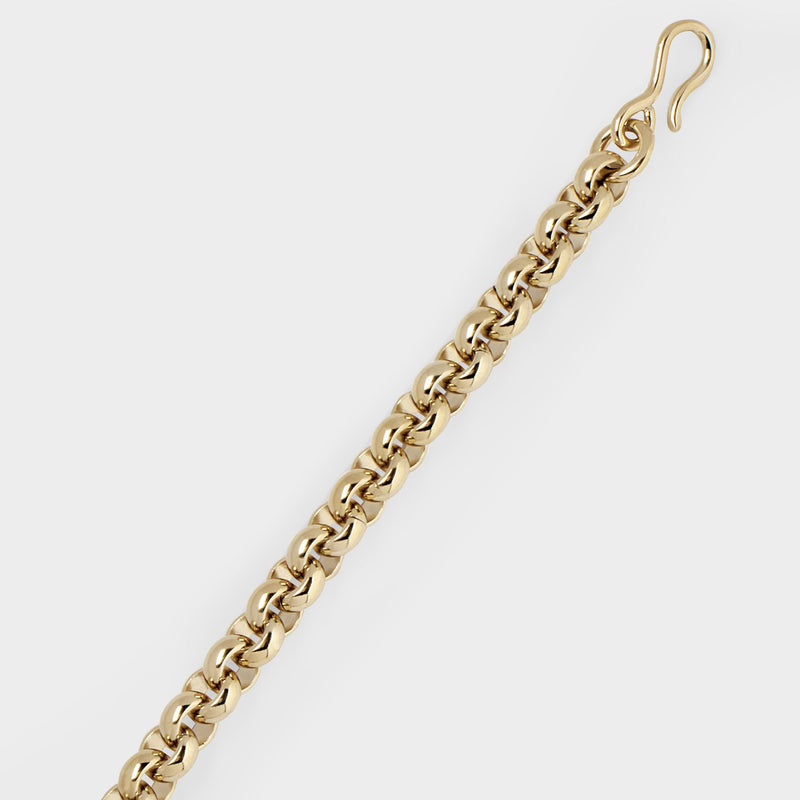 Piera Chain Necklace in Brass