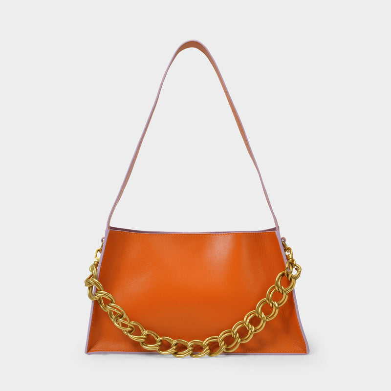 Kesme Bag in Orange Leather