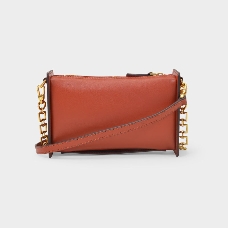 Mini Carmen Bag in Burgundy Leather