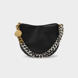 Medium Shoulder Bag Chain Alte in Black Synthetic Leather
