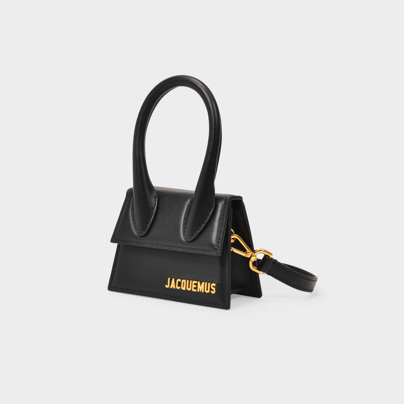 Jacquemus Le Chiquito Leather Mini Bag in Black