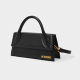 Le Chiquito Long Bag - Jacquemus - Black - Leather