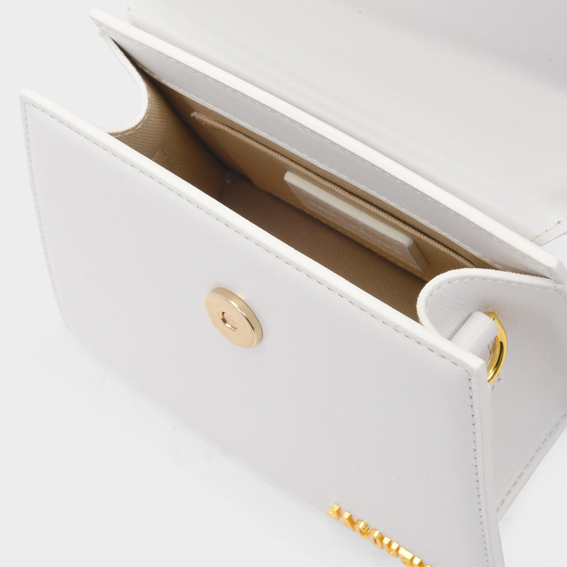 Jacquemus White 'Le Chiquito Moyen' Bag