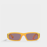 Altu Sunglasses in Orange Acetate