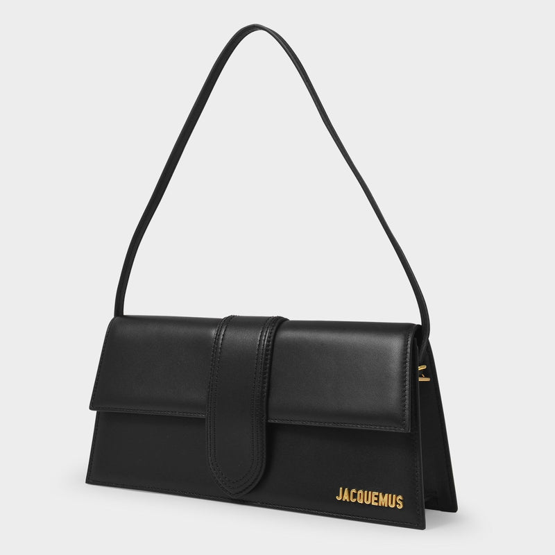 Le Bambino Long Bag - Jacquemus -  Black - Leather