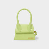 Le Chiquito Moyen Bag in Green Leather