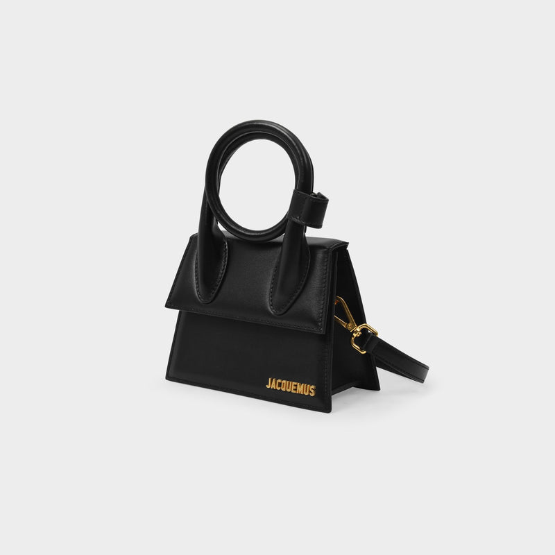 Le Chiquito Noeud Bag - Jacquemus -  Black - Leather