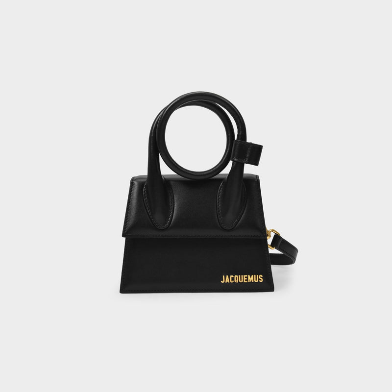 Le Chiquito Noeud Bag Jacquemus Black Leather1