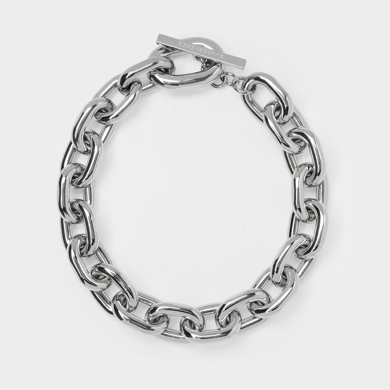 Silver XL Link Necklace | Rabanne