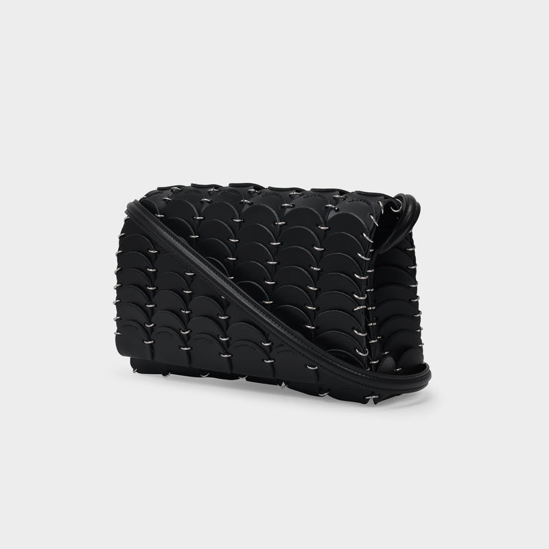 Pacoio Flap Bag in Black Leather