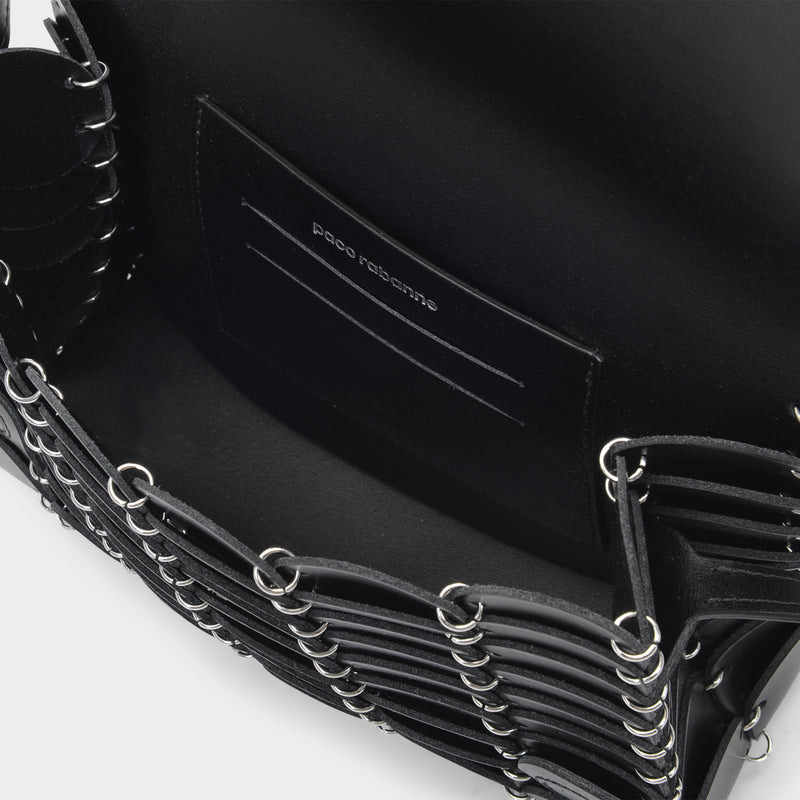 Pacoio Flap Bag in Black Leather