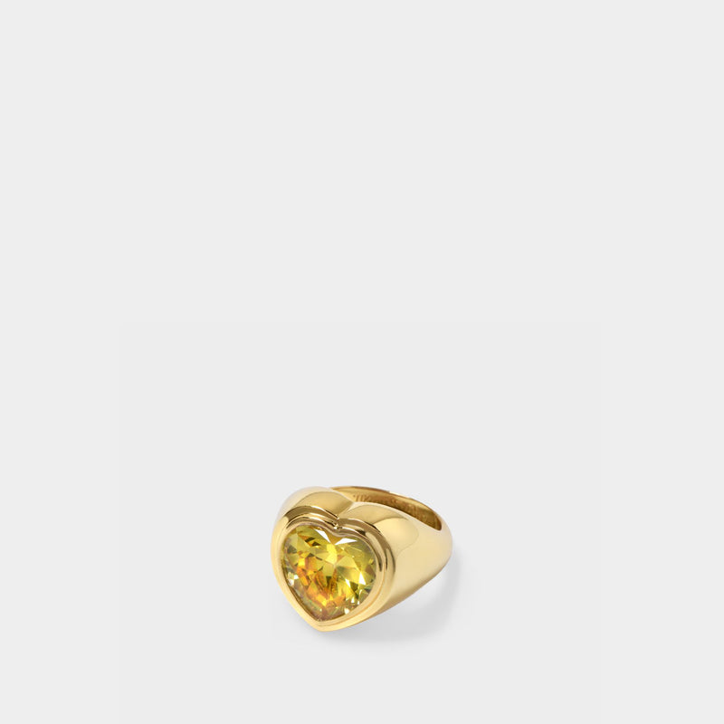 R28 Ring in Brass and Gold Plated