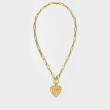 N238 Necklace in Gold Brass