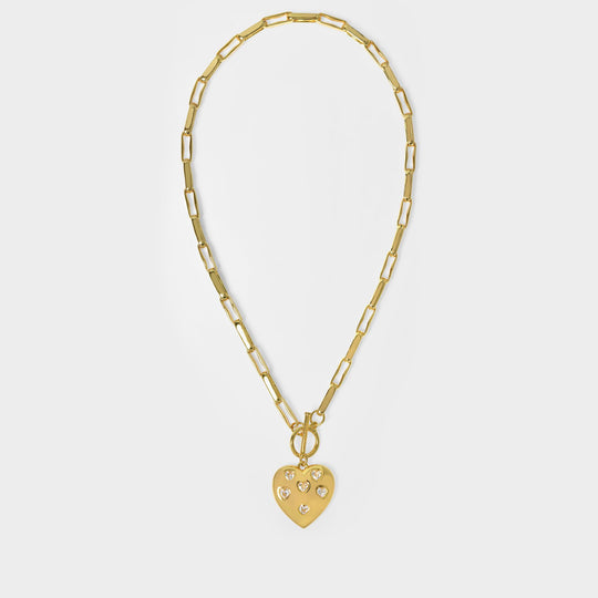 N238 Necklace in Gold Brass