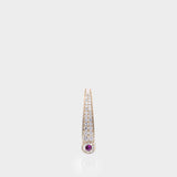 Gold and Ruby Grace Nano Earrings