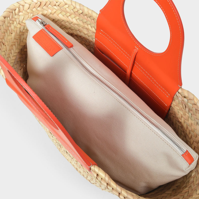 cabas straw tote