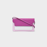 3 Comp Pouch in Pink Leather