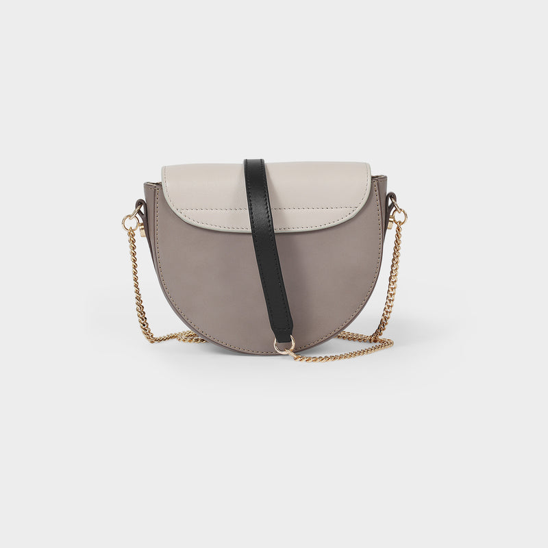 Mara Mini Bag in Motty Grey Leather