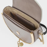 Mara Mini Bag in Motty Grey Leather